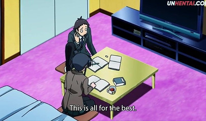 Gorgeous hentai schoolgirl with big tits gets pounded in missionary