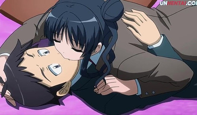 Gorgeous hentai schoolgirl with big tits gets pounded in missionary