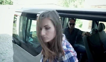 Horny shaved blonde gets drilled and cumshot in a hardcore threesome