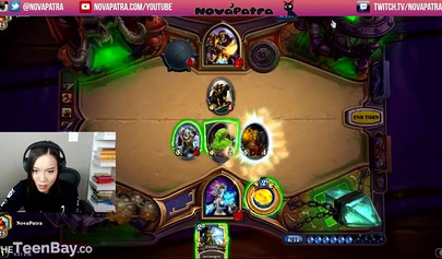 Horny Asian gamer girl Nova Patra strokes her creamy pussy on webcam