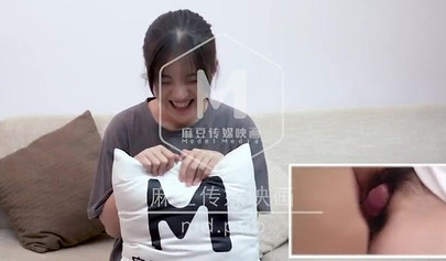 Beautiful brunette teen gets a deep creampie in her tight pussy