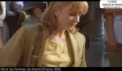 Stunning girls get cumshot after giving sloppy handjobs