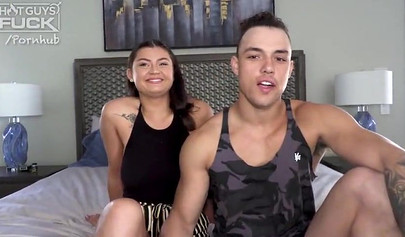 Chubby teen with a bubbly ass screwed by a hunk