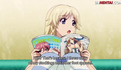 Busty blonde Hentai slut gets her hairy pussy destroyed