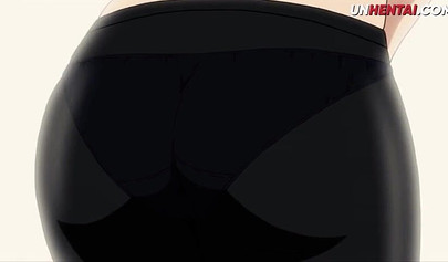 Busty blonde Hentai slut gets her hairy pussy destroyed