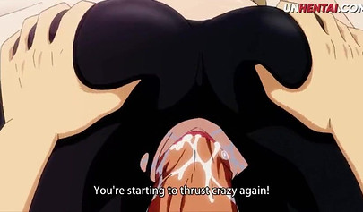 Busty blonde Hentai slut gets her hairy pussy destroyed