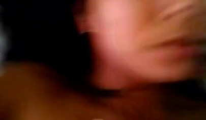 Indian chick with dark hair titty and pussy fucked