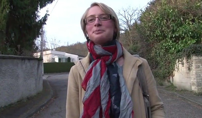 European blonde in stockings screwed hard in all positions