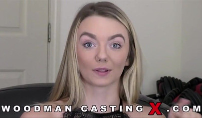 Slender blonde Molly Mae fucking a guy on a casting