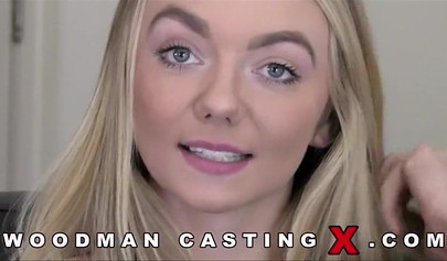 Slender blonde Molly Mae fucking a guy on a casting