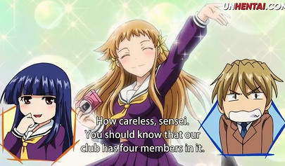 Virgin schoolgirl with big tits double penetrated in uncensored Hentai