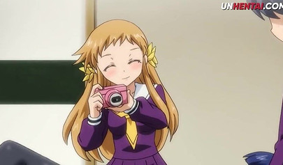 Virgin schoolgirl with big tits double penetrated in uncensored Hentai