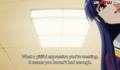 Virgin schoolgirl with big tits double penetrated in uncensored Hentai