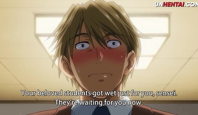 Virgin schoolgirl with big tits double penetrated in uncensored Hentai