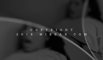 Naughty brunette lesbian Adriana Chechik fucking Megan Rain in missionary