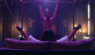 Stunning brunette gets her wet pussy pounded rough