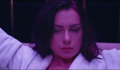 Stunning brunette gets her wet pussy pounded rough