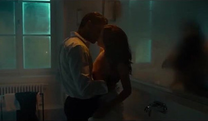 Stunning brunette gets her wet pussy pounded rough