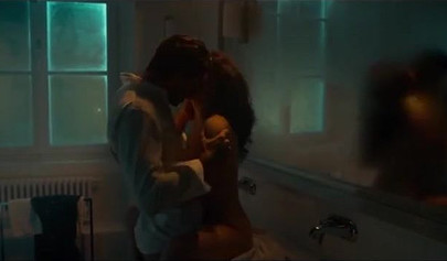 Stunning brunette gets her wet pussy pounded rough