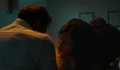 Stunning brunette gets her wet pussy pounded rough