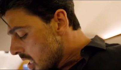 Stunning brunette gets her wet pussy pounded rough