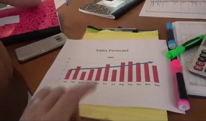 Horny brunette Carolina Sweets gets her tight pussy creampied