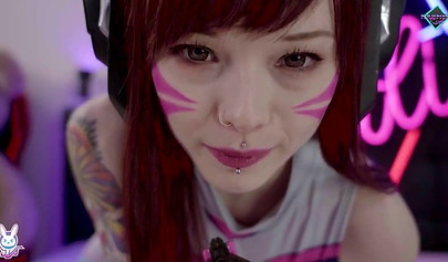 Stunning teen in sexy cosplay hardcore ass fucked in doggystyle