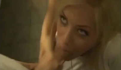 Gorgeous amateur teen deepthroating big cock gets creampied