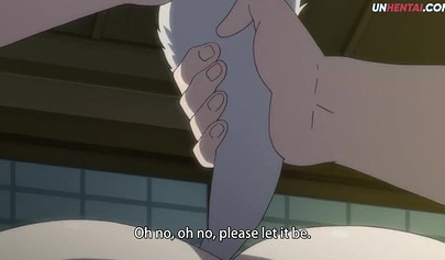 Horny hentai fox girl riding a big human cock gets creampied