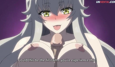 Horny hentai fox girl riding a big human cock gets creampied