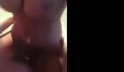 Sexy amateur blonde riding a big cock and squirting