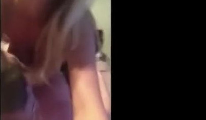 Sexy amateur blonde riding a big cock and squirting