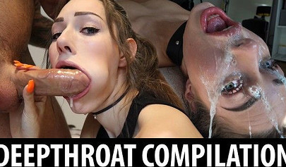 Stunning amateur German teen gets a throatpie after blowjob
