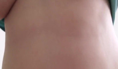 A heavy creampie for the nasty PAWG teen slut