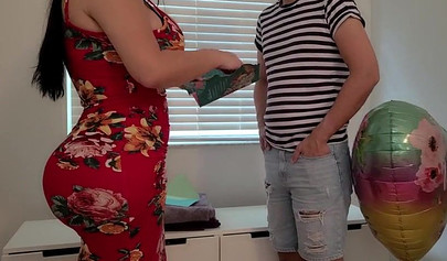 PAWG MILF fucked until left with a creampie