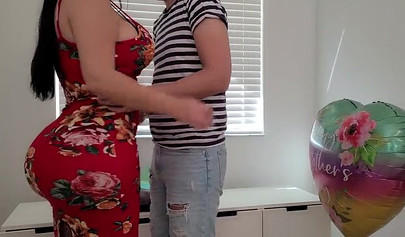 PAWG MILF fucked until left with a creampie