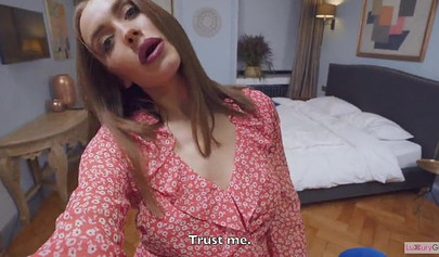 Young neighbor has a surprise for the horny MILF