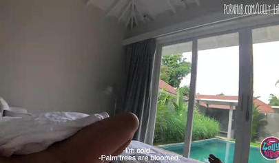 Young Russian finds a dick to sit on during quarantine