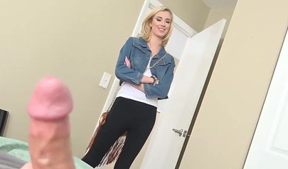 Skinny stepsis is addicted to her brother's cock