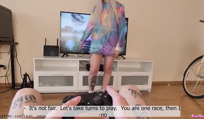 Beautiful blonde wants her brother to hit her deep