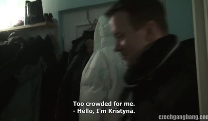 Stunning petite teen gets pounded in doggystyle on the table