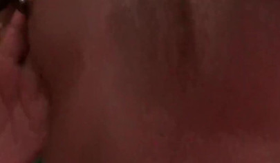 Stunning amateur busty ebony hottie pounded hard in threesome