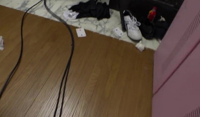 Beautiful Asian teen hardcore gangbanged in the locker room