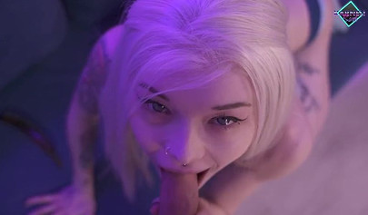 Sexy blonde teen let her stepbrother ass fuck her