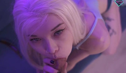 Sexy blonde teen let her stepbrother ass fuck her