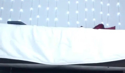 Playful amateur brunette squirting after drilling in a gangbang