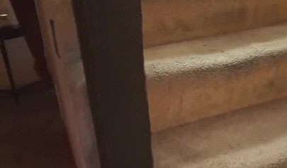 Slutty brunette seduced and milked stepdad's big cock