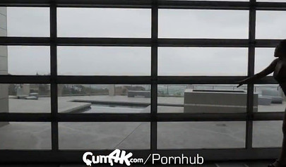 Curvy brunette Adriana Chechik got her big ass drilled in doggystyle