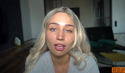 Beautiful amateur blonde got creampied after passionate doggystyle