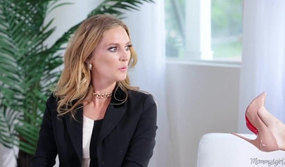 Stunning brunette lesbian mom fucked daughter's girlfriend hard